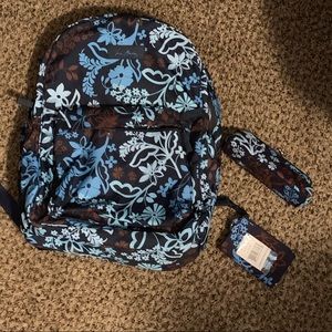 Vera Bradley Campus backpack with accessories